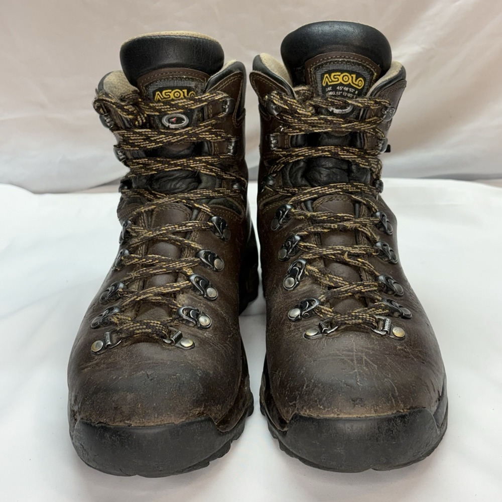 ASOLO TPS 520 GV Evo Men's US 8 EU 41 Gore-Tex Brown Leather Hiking Boots - Picture 3 of 16